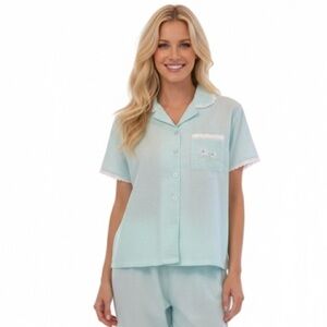 VINTAGE Allyson Whitmore Checkered Pajama Set SIZE SMALL